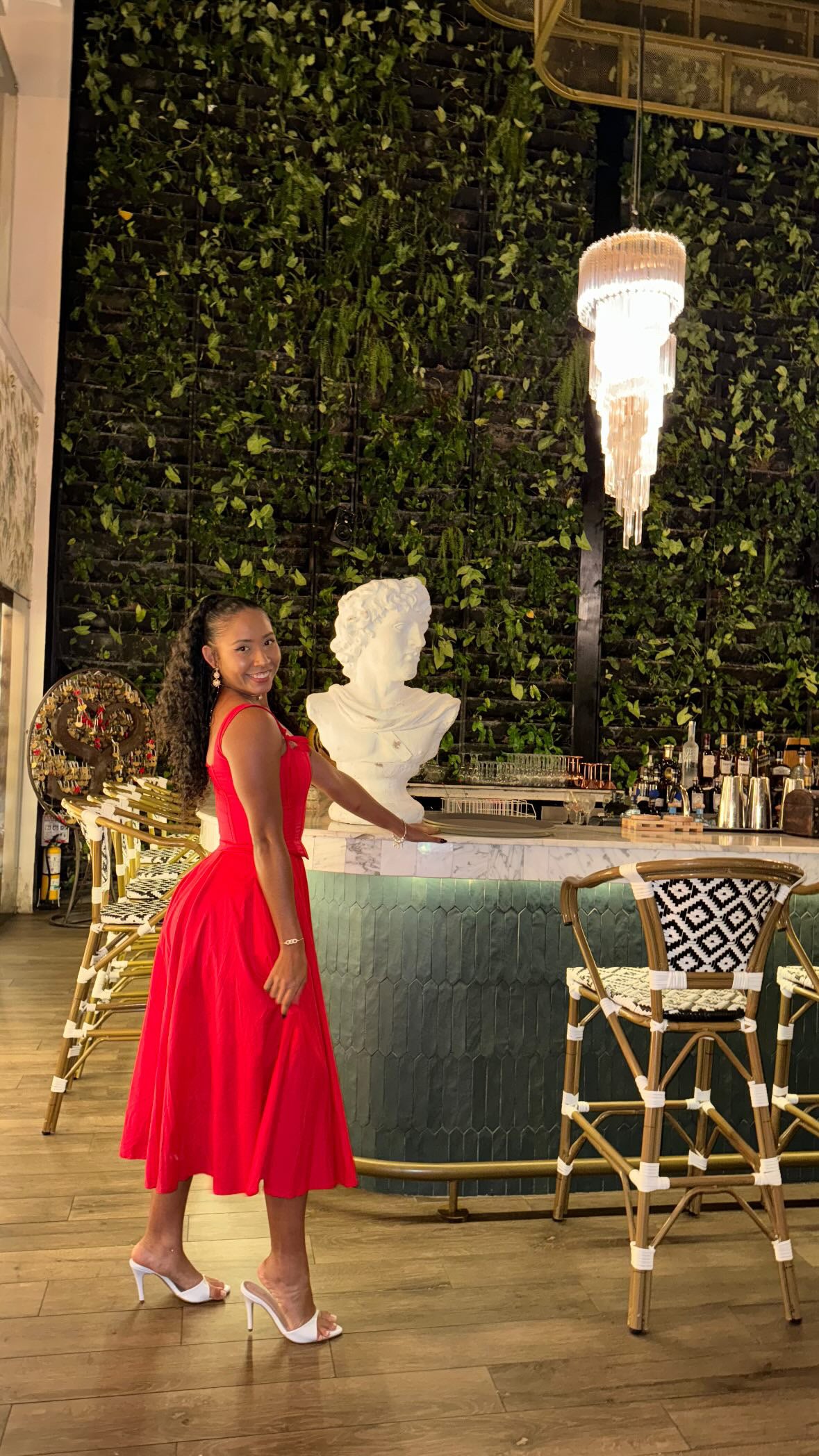 SOPHIA MÁS CORSÉ MIDI DRESS