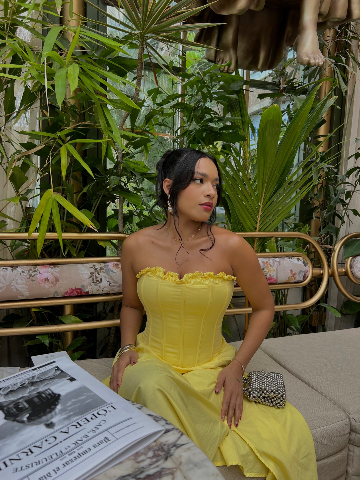 SOPHIA MÁS CORSÉ MIDI DRESS