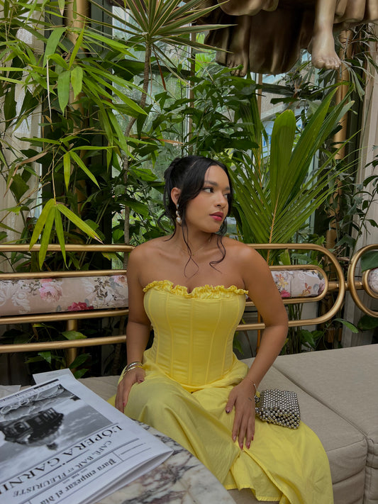 SOPHIA MÁS CORSÉ MIDI DRESS